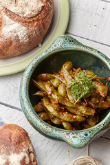 Edamame fresh soya beans immature soy beans