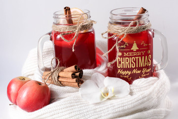 mulled wine, a warming drink