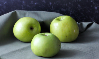 apples, green apples, food, healthy food, diet
