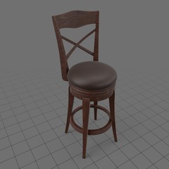 Traditional bar stool