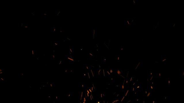 4K Realistic Hot Fire Sparks Rising up with QuickTime Alpha Channel / Prores 4444
Can be used with any kind of Project and give more alive view.