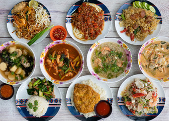 Thai Food Mixed Dishes