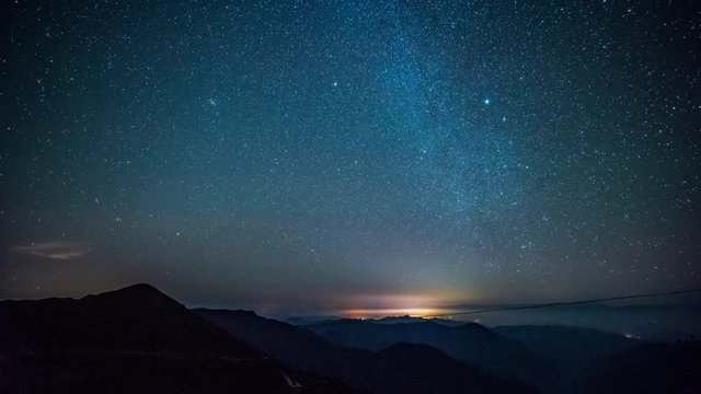 starry night sky
