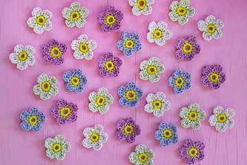 Gehäkelte Blumen