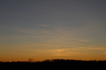 Sky and plane