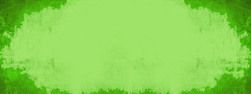Neon green rustic grunge abstract stone concrete paper texture background panorama banner long, with space for text 