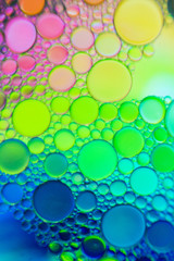 abstract background of colored circles
