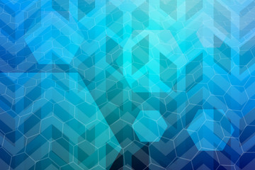 Obraz premium abstract, blue, light, design, pattern, illustration, wallpaper, hexagon, texture, graphic, digital, shape, technology, art, geometric, bright, water, concept, business, lines, white, backgrounds