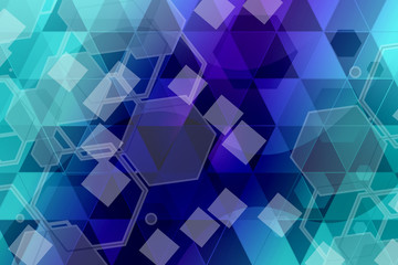 Obraz premium abstract, blue, light, design, pattern, illustration, wallpaper, hexagon, texture, graphic, digital, shape, technology, art, geometric, bright, water, concept, business, lines, white, backgrounds