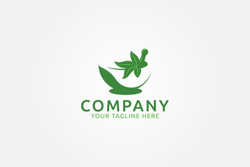 herbal logo vector graphic for any business