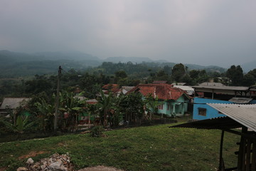 view of the mountain