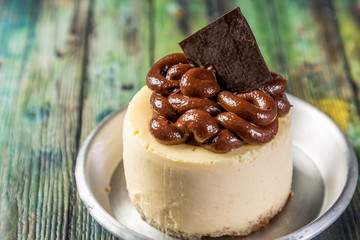 mini chocolate milk sweet cake ready to eat