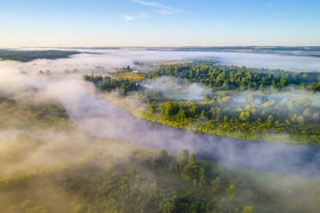 Belarusian aerial landscape