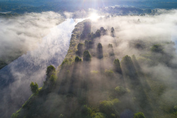 Belarusian aerial landscape