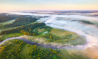 Belarusian aerial landscape