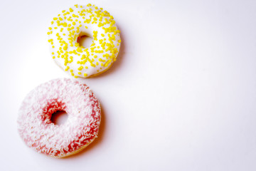 donut isolated on white background