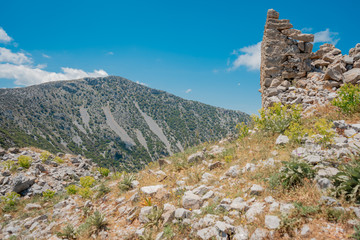 very beautiful view from the mountains