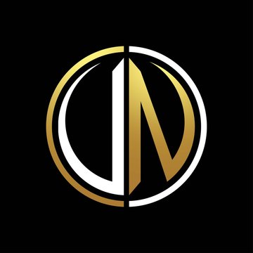 VN initials circle logo monogram designs modern templates luxurious .