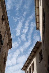 Fototapeta na wymiar old house with blue sky in wonderfull Spain
