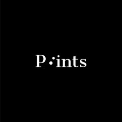 Clean and simple logo design of points with black background - EPS10 - Vector.