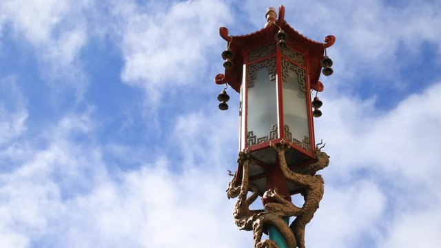 Chinatown San Francisco Lightpole Timelapse