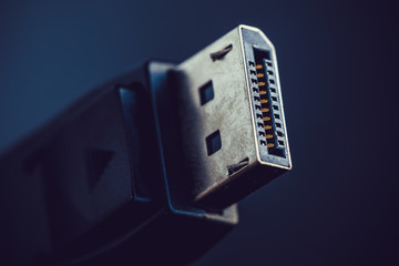 DisplayPort wire. DisplayPort Connector. Digital display interface. HDMI cable. Computer plug.