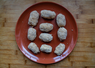 homemade spanish croquettes on a plate