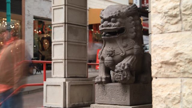 San Francisco Chinatown Dragon TImelapse