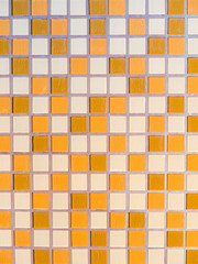 orange abstract square mosaic background