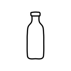 bottle drink icon, line style