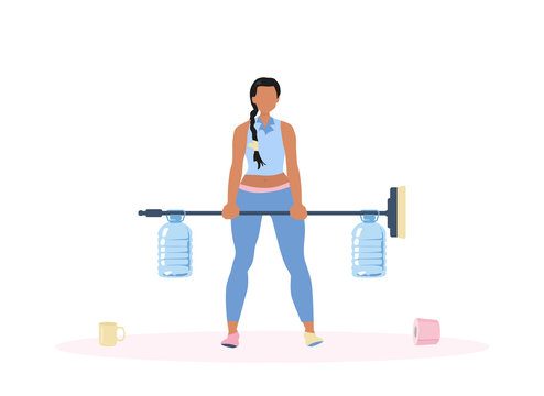 Improvised exercise equipment hot sale
