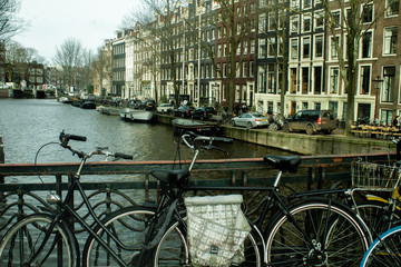 Fototapeta premium Amsterdam canal