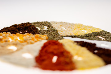 closeup watch made by spices