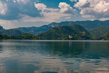 Bled lake in Slovenia