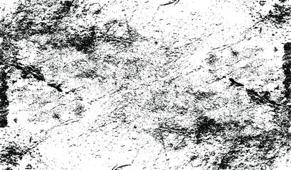 Rough black and white texture vector. Distressed overlay texture. Grunge background. Abstract textured effect. Vector Illustration. Black isolated on white background. EPS10.