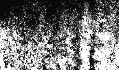 Rough black and white texture vector. Distressed overlay texture. Grunge background. Abstract textured effect. Vector Illustration. Black isolated on white background. EPS10.