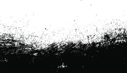Rough black and white texture vector. Distressed overlay texture. Grunge background. Abstract textured effect. Vector Illustration. Black isolated on white background. EPS10.