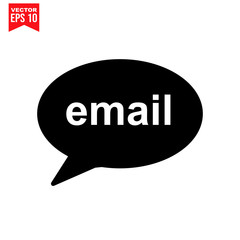 email  sale speech bubble icon