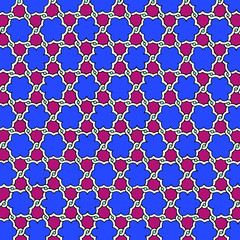 Floral Ornamental pattern. Traditional Turkish seamless ornament.