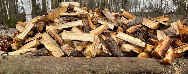 stack of firewood