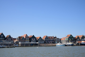 Volendam, a traditional fishing village in the Netherlands