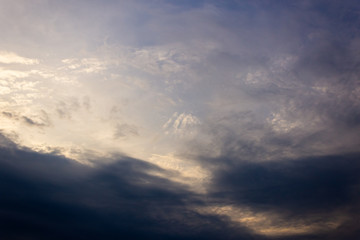 Obraz premium time lapse clouds