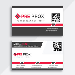 Modern Business card template, Unique visiting card design.