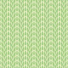 Curvy lattice seamless pattern made with symmetric operation on a script letter N. Wavy abstract vector illustration background.