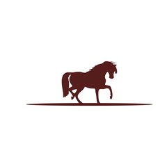 logo horse icon vector