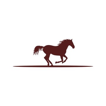 logo horse icon vector