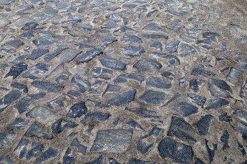 The paving stones background texture