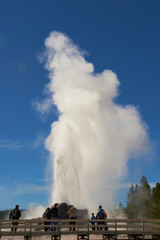 Fototapeta na wymiar Yellowstone Geysers