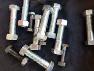 The bolts to tighten the flanges