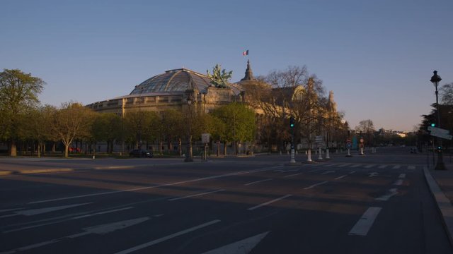 Pont Alexandre III Bridge Alexander Grand Palais Paris Coronavirus Confinement Landmark Lockdown Vide Empty Sunrise Lever de Soleil 02